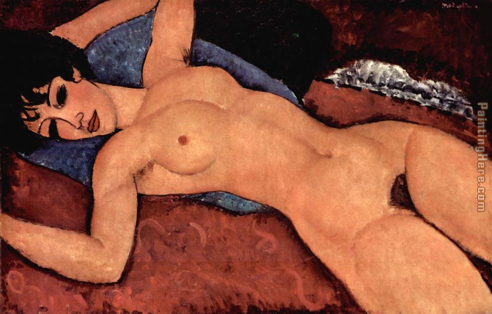 Amedeo Modigliani Red Nude